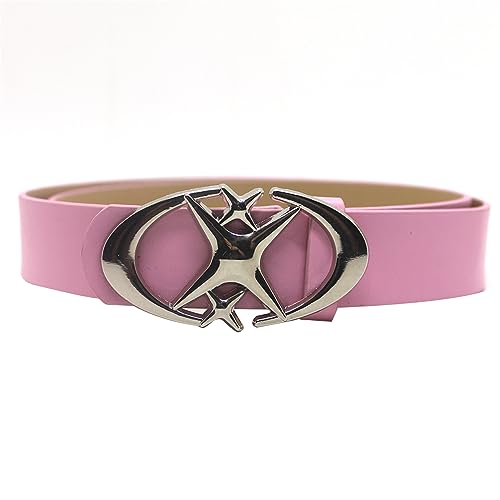 Vintage Gothic Punk Moon Star Buckle Belt For Men And Women4