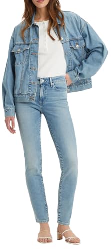 Levi's Jean Slim fit 712 pour Femme, Blue Wave Light, 28W / 30L