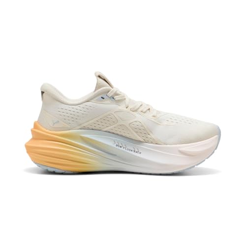 Image of PUMA Women's Magmax Nitro 2 Running Shoes, Warm White-Lucite, Size 8 B Medium US