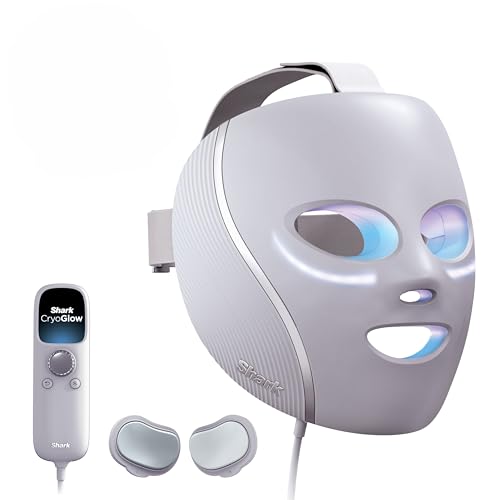 Shark CryoGlow Under Eye Cooling & LED Anti-Ageing & Blemish Repair Mask Lilac Chill FW312MEPL 2 Years Warranty Middle East Version
