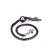 【新品】Get Back Whip ウィップ　36\"　銀黒 スカル 36