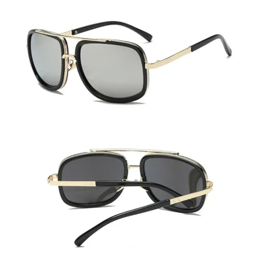 Lunettes de soleil de luxe retro pour hommes et femmes aux finitions haut de gamme