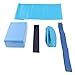 Yoga Equipment Set, 5PCS / Set Yoga Block Stretch Belt Latex Towel Resistance Loop Pilates Ball Fitness Starter Kit for Daily Practice Training Activities