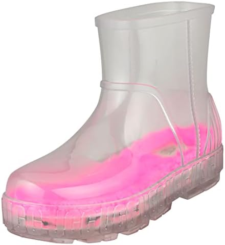 UGG DRIZLITA Women's Clear Wellington Boots, Taffy Pink, 37 EU