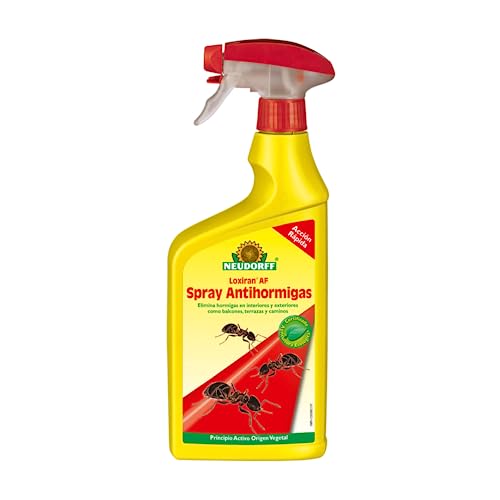 GROWMANIA Spray Antihormigas de Neudorff Loxiran 750 ML | Pistola Spray contra Insectos para Interior y Exterior | Pulverizador Bichos Origen Vegetal Libre de Sustancias Químicas
