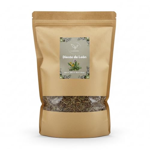 Diente de León Seco para Infusión 100% Natural – Raíz y Hojas de Taraxacum – Té Detox Adelgazante en Bolsitas o a Granel (100 g, Diente de León)