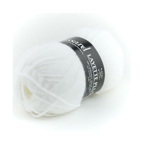 Pelote de Laine Layette Plus 200 Blanc Spécial Béb