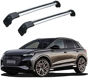 Barres de toit transversales Audi Q4 E-Tron SUV rack accessoires rail