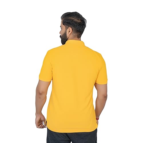 Image of VELOREX Men's Tshirts Polyester Solid Half Sleeves Sports Regula Fit Polo T Shirt for Men