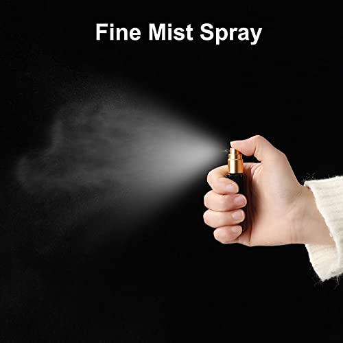 Perfume Atomiser Refillable, Travel Perfume Atomiser Bottle Mini Small Empty Spray Bottles Portable Glass Travel Perfume Pods Container For Perfume Travel Holiday (10 Ml/ 2 Packs) (Gradient Blue)