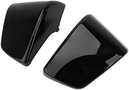 Motorcycle Battery Side Fairing Covers Gloss Black For Honda Shadow ACE VT750 VT400 VT 400 750 1997-2003