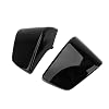 Motorcycle Battery Side Fairing Covers Gloss Black For Honda Shadow ACE VT750 VT400 VT 400 750 1997-2003