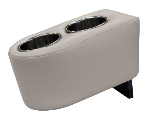 Wise Stainless Steel Dual Pontoon Cup Holder, Platinum