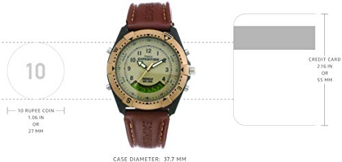 Image of Timex Expedition Analog-Digital Beige Dial (small dial) Men's Watch - MF13