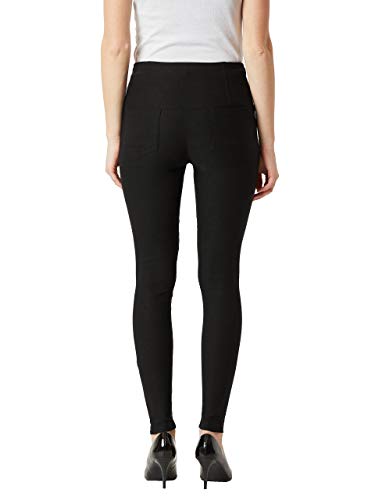 Image of Miss Chase Women's Maroon Solid Skinny High Waist Jeggings
