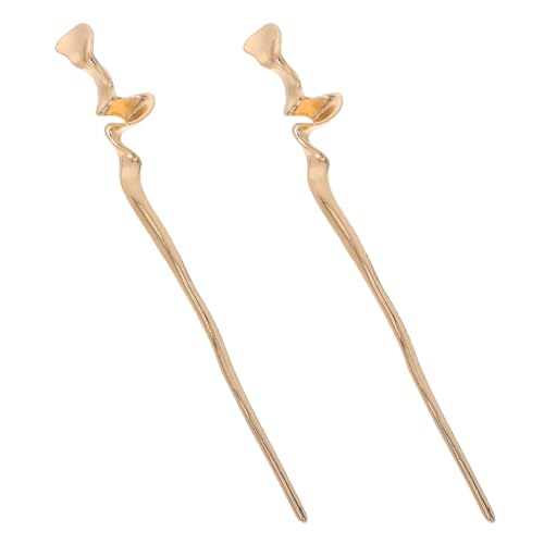 PRETYZOOM Accesorios Pelo Vintage 2 Unidades, Palitos para Cabello Largo Mujer, Horquillas para Banquetes y Ocasiones Obsequios