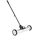 VEVOR 50Lbs Rolling Magnetic Sweeper with Wheels, Push-Type Magnetic Pick Up Sweeper, 24-inch Large Magnet Pickup Lawn Sweeper with Telescoping Handle, Easy Cleanup of Workshop Garage Yard