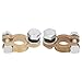 Chiffonade 2Pcs Battery Terminal Clamps Brass Positive Negative Terminals Secure Professional Alloy Top Post Connectors Fit Universal Marine Car