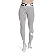 NIKE Women's Sportswear Club Leggings, Dark Grey Heather/White, Medium