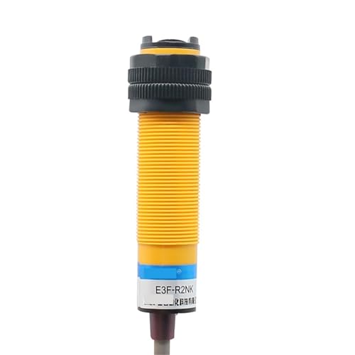 Sensor fotoeléctrico reflexivo E3F-R2 M18 para control de presencia en automatización NPN PNP
