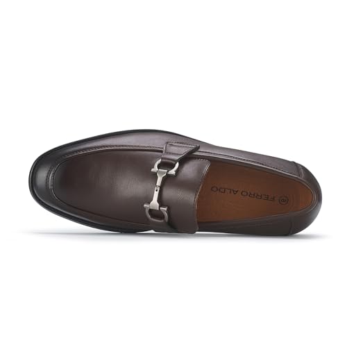 Image of Ferro Aldo Men's Premium Moc Toe Loafers | Casual & Dress Styles with Tassels & Horsebit Buckles