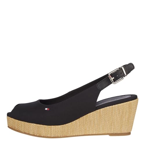 Tommy Hilfiger Damen Wedge Espadrilles Iconic Elba Sling Back Wedge...