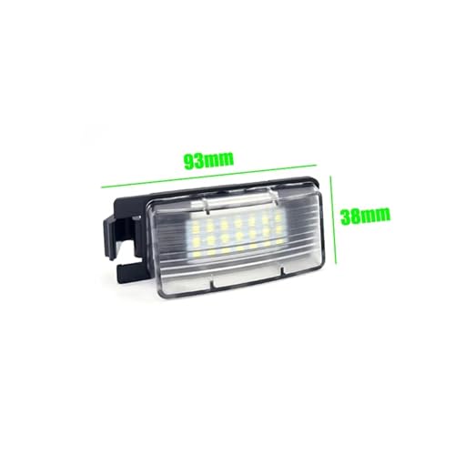 Evita multas con la luz trasera de placa LED para G35 y G37 Coupe 3