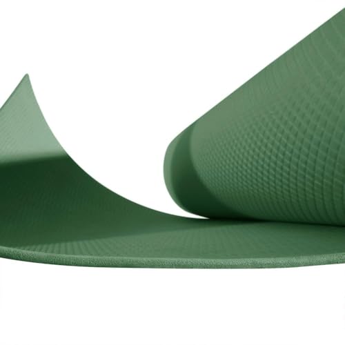 Image of Yoga mat for Women & Men EVA Material 4mm Grey Anti Slip for Gym Workout (Green, 4 mm)