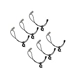Hemobllo 6pcs Adjustable Nylon Backdrop Clips Fixed Clothes Clamps Windproof Elastic Photography Clips for