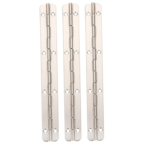 CIYODO 3pcs 180 Piano Hinge Flip Hinges Folding Piano Cupboard Door Hinges Cabinet Heavy Duty Hinges Door Hinge Screws Trim Top Stainless Table Continuous Hinge Heavy Duty Stainless Steel