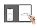 Price comparison product image Smart Digital Notepad A5 V2 Notebook with Digitisation Technology for Apple/iOS and Android (Maroon, a5)