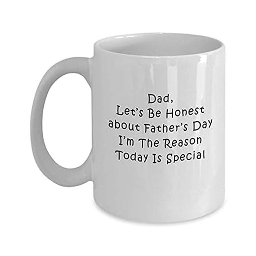 Pappa, to Be Honest in Father's Day mugg
