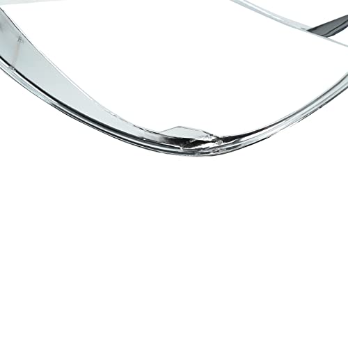Baclaugh Chrome Headlight Bezel Trim Driver + Passenger Replacement For Freightliner Columbia 01-17 #TOP5