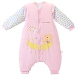 3.5 Tog, fuer den Winter und Raumtemperaturen unter 18 Grad geeignet. Aus Baumwolle, extra Soft und atmungsaktiv, Natuerliche und Gesundheit, ganz soft und bequem. besser geeignet fuer kleines Baby.