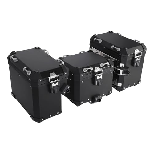 Alforjas laterales y caja trasera para motocicleta TCT-MOTORPARTS, aluminio, impermeables, compatibles con BMW F850GS, F900GS y R1200GS miniatura 2
