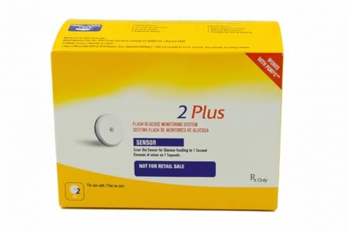 2 Plus CGM Sensor A Smart Alternative to Traditional Glucose Monitoring Continuous Glucose No Finger Pricks Required1 Pack of 1