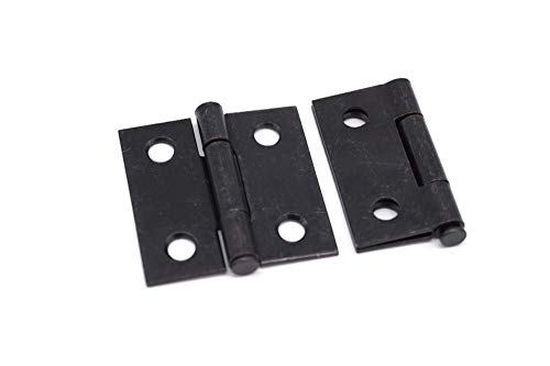 Butt Hinges 1 1/2" Flush Mount Hinge Cabinet Hinge Antique Furniture Hinge Box Hinge Small Cabinet Hinge Antique Hinge With Oil Rubbed Bronze Finish #TOP1