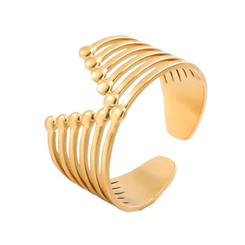 Bijoux bagues anneau ouvert géométrique irrégulier à offrir pour marquer les esprits - 3