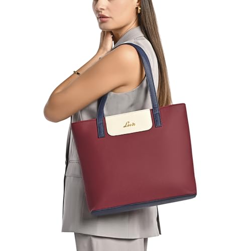 Image of Lavie Women's Colourblock Jossie Tote Bag | Tote Bag for Work | Ladies Purse | Stylish Shoulder Bag | Gift for Women