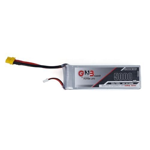 Batterie Lipo XT60 2S 7,4V 5000mAh pour camion benne hydraulique et tracteur RC 1/14