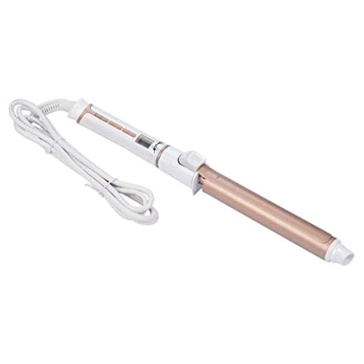 HEG 360-graders roterande Trumpet Electric Hair Curler Special stor rulle Fan Small Lazy Automatic Artifact Curling Tongs (Size : 25mm)