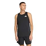 adidas Men's Adi365 Iconic Running Floating Tank, Black, Large