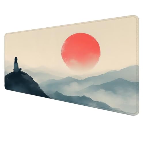 Tapis de souris imperméable grand format 100x50cm avec base caoutchouc antidérapante