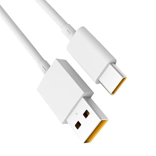 Image of Original Realme 80W Supervooc Fast USB Type C Charging Cable for Realme 12 pro plus /11 pro plus /11 /10 /9 Pro /Narzo 60 Pro /60 /50 Pro /Realme Xt /Realme Xt 730G /Support 45Watt Superdart Charger,White