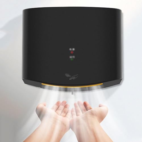 Secador de manos eléctrico de alta velocidad 1400W automático y sin contacto para baño público