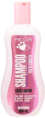 Shampoo Pet Life Tutti-Frutti Cães e Gatos 500mL