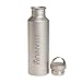 Vargo Titanium Water Bottle with Ti Lid | 100% Titanium Construction | 650 ml Capacity | Weighs 3.9 ounces