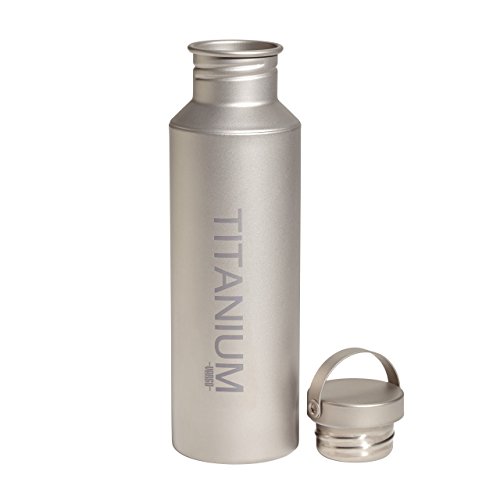 Vargo Titanium Water Bottle with Ti Lid | 100% Titanium Construction | 650 ml Capacity | Weighs 3.9 ounces - Image 3