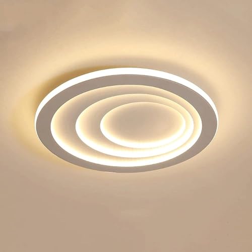 Plafonnier LED rond 68W encastrable de 50cm avec intensité variable - 6