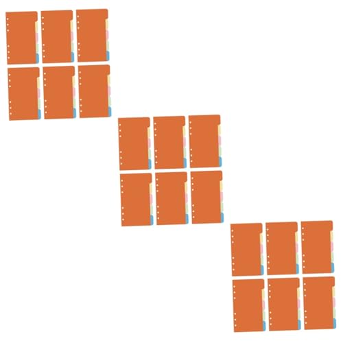 Intercalaires pour cahiers à anneaux papier intercalaire classeur A5 couleur